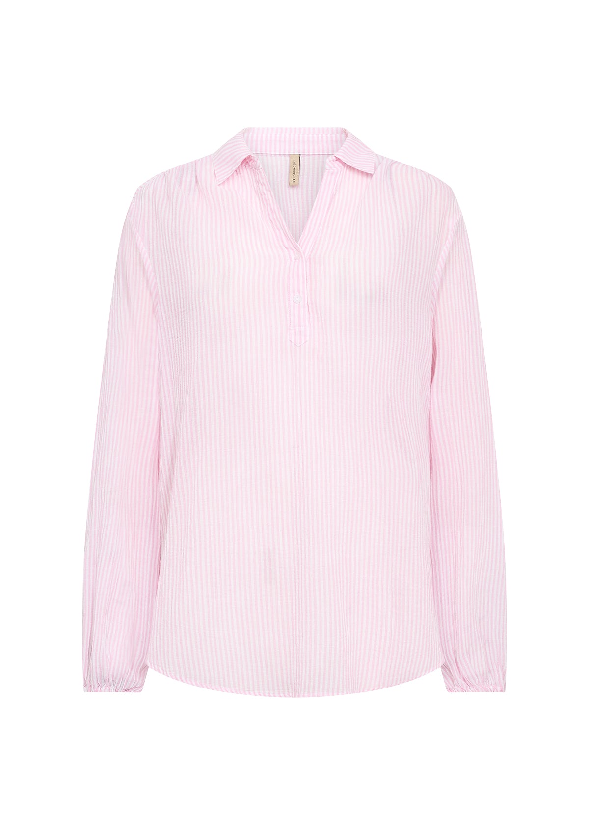 Soya Concept Pink Cotton Classic Shirt