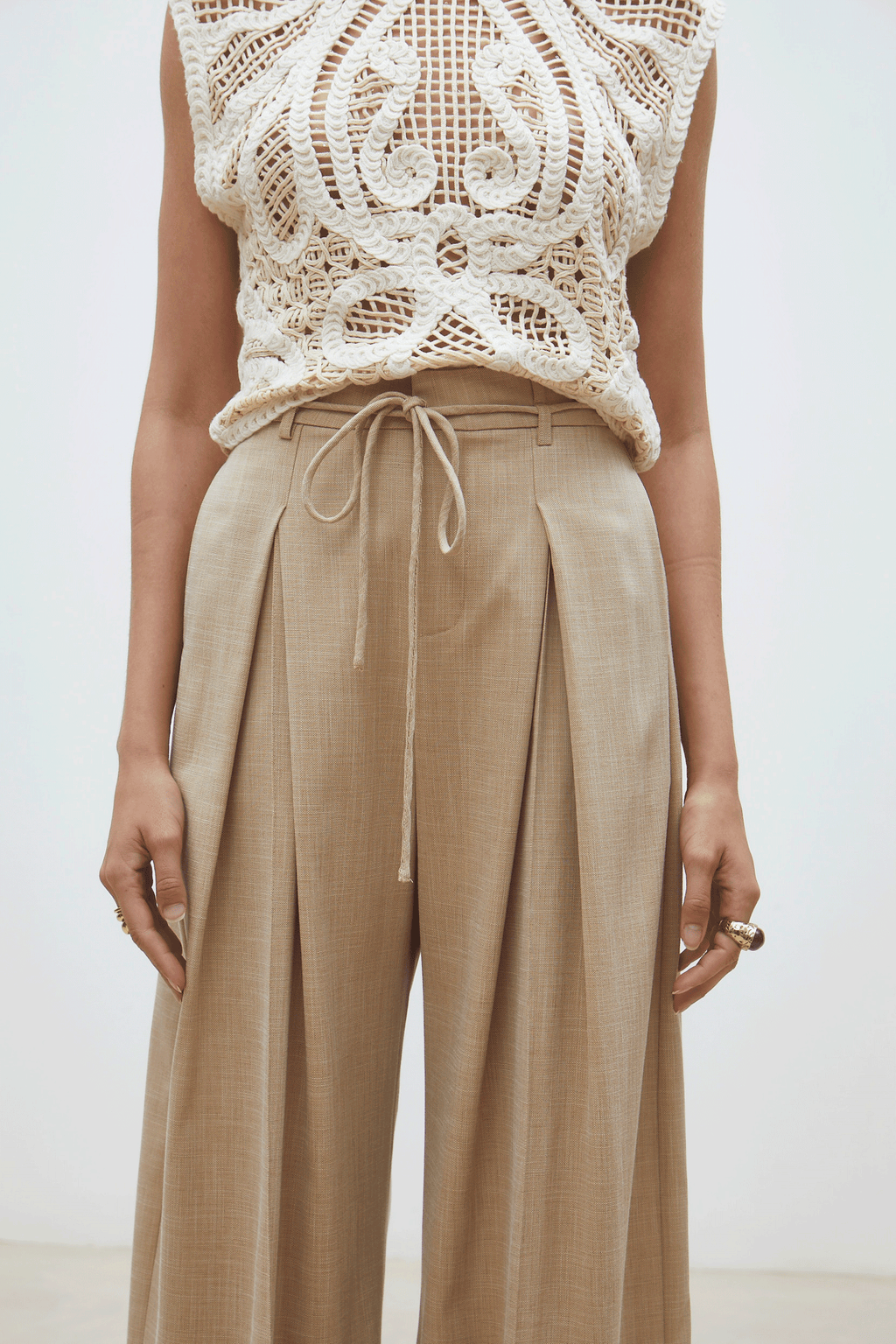 Suncoo - Jeff Beige Trouser