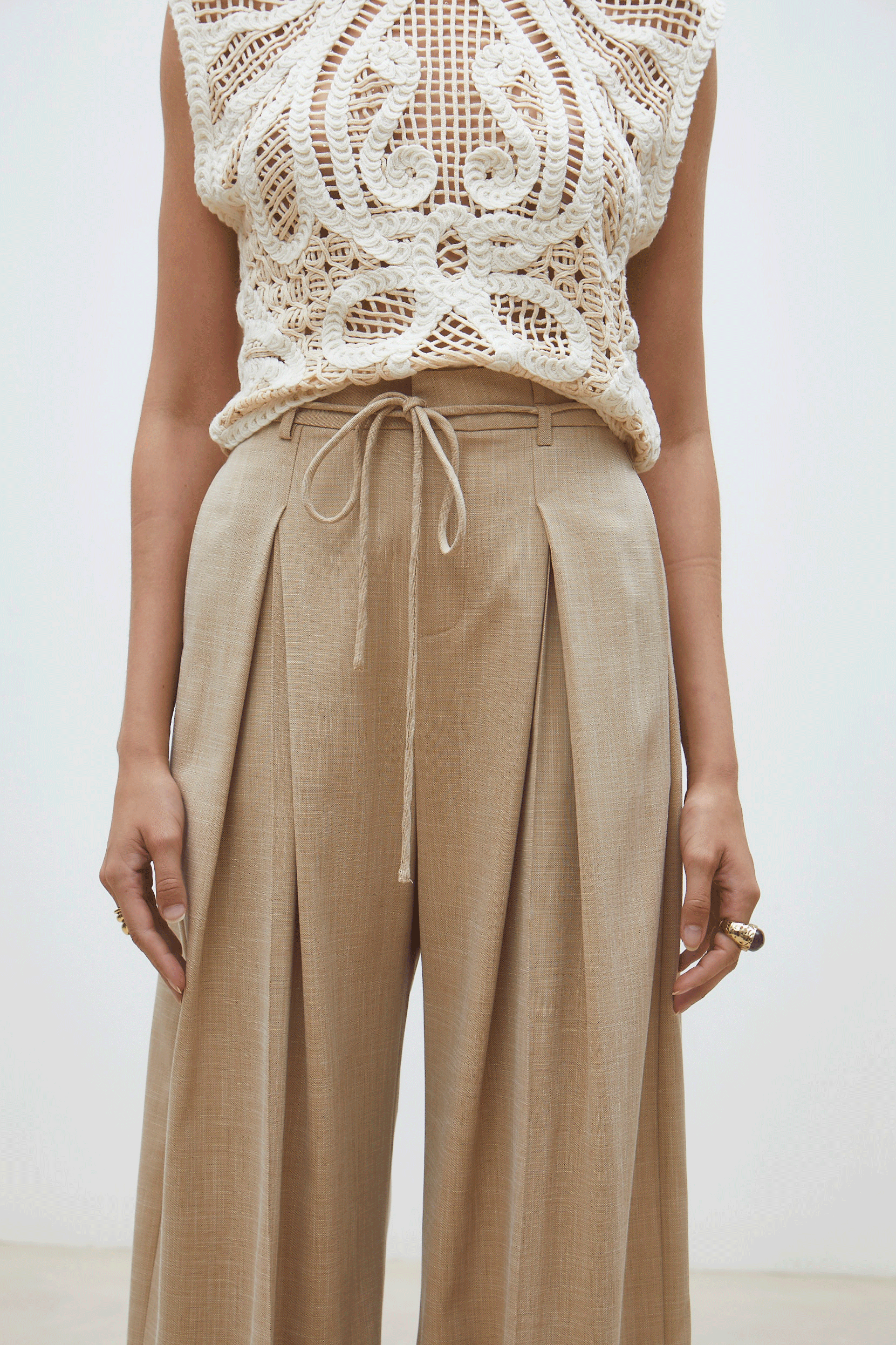 Suncoo - Jeff Beige Trouser
