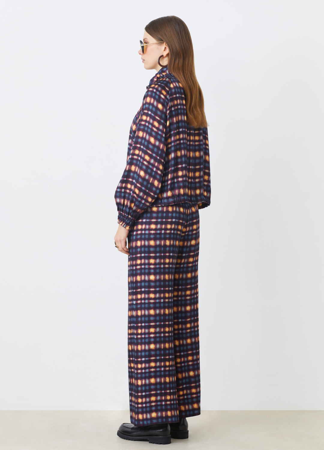 Suncoo - Luis Zip Pattern Blouse