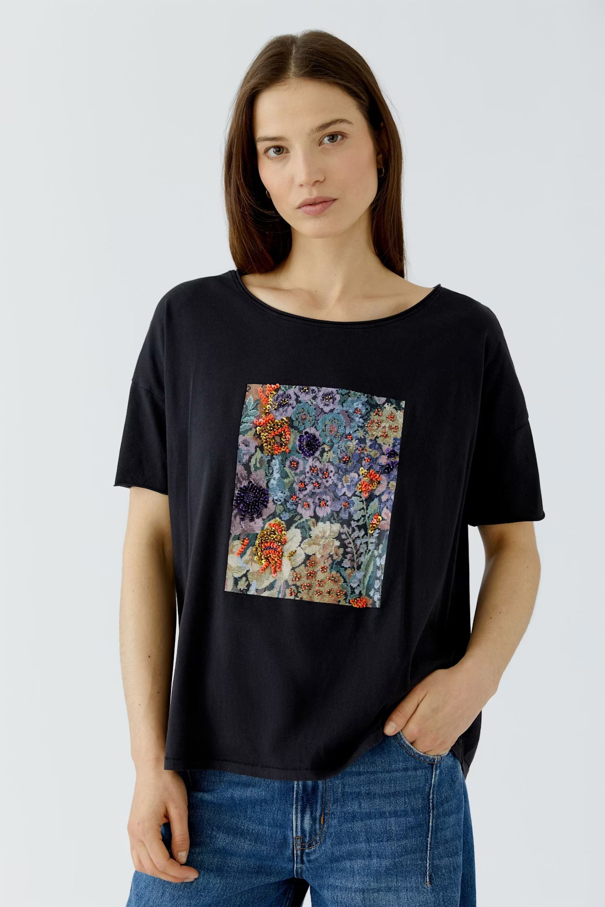 Oui - Graphic Print Tee