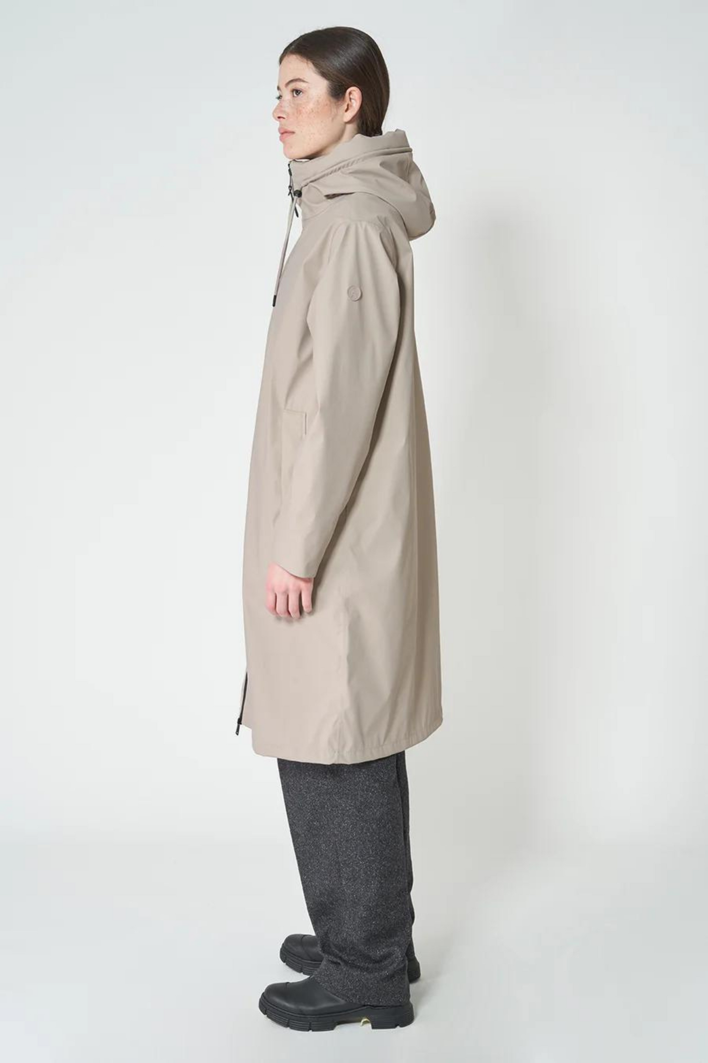 Tanta - Neige Waterproof Raincoat in Stone