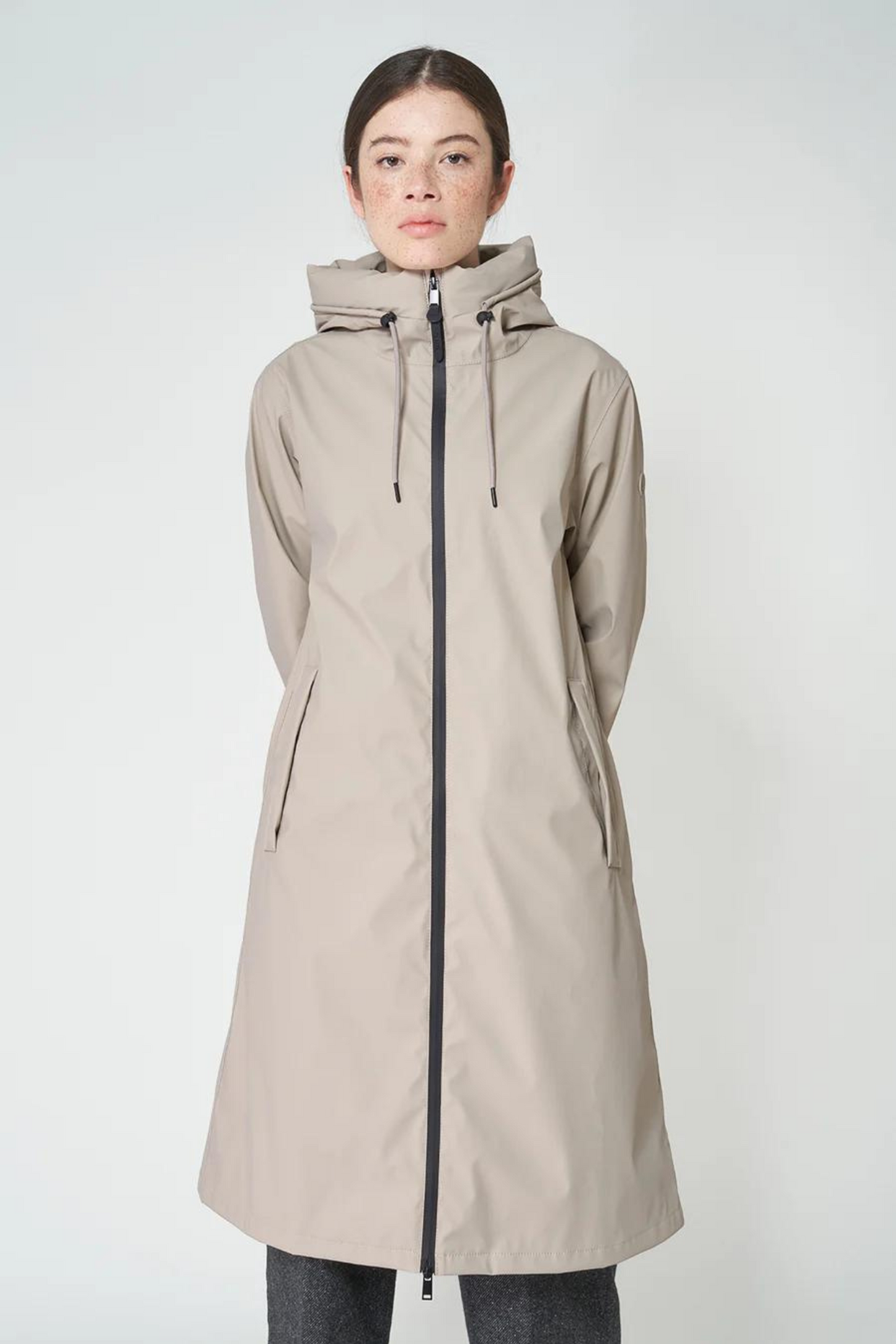 Tanta - Neige Waterproof Raincoat in Stone