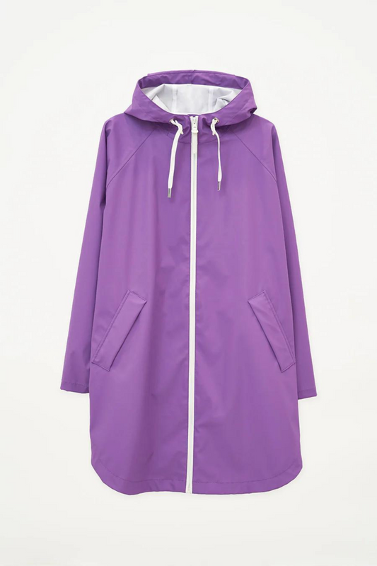 Tanta - Sky Raincoat in Dewberry