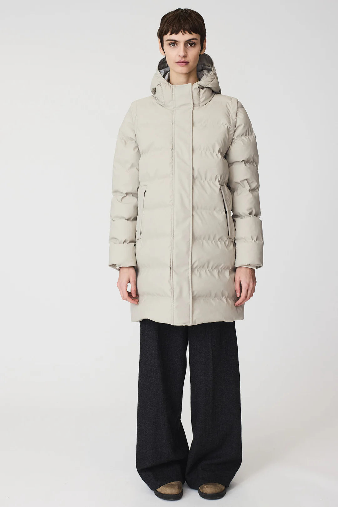 Tanta - Stuhi Stone Grey Raincoat 1