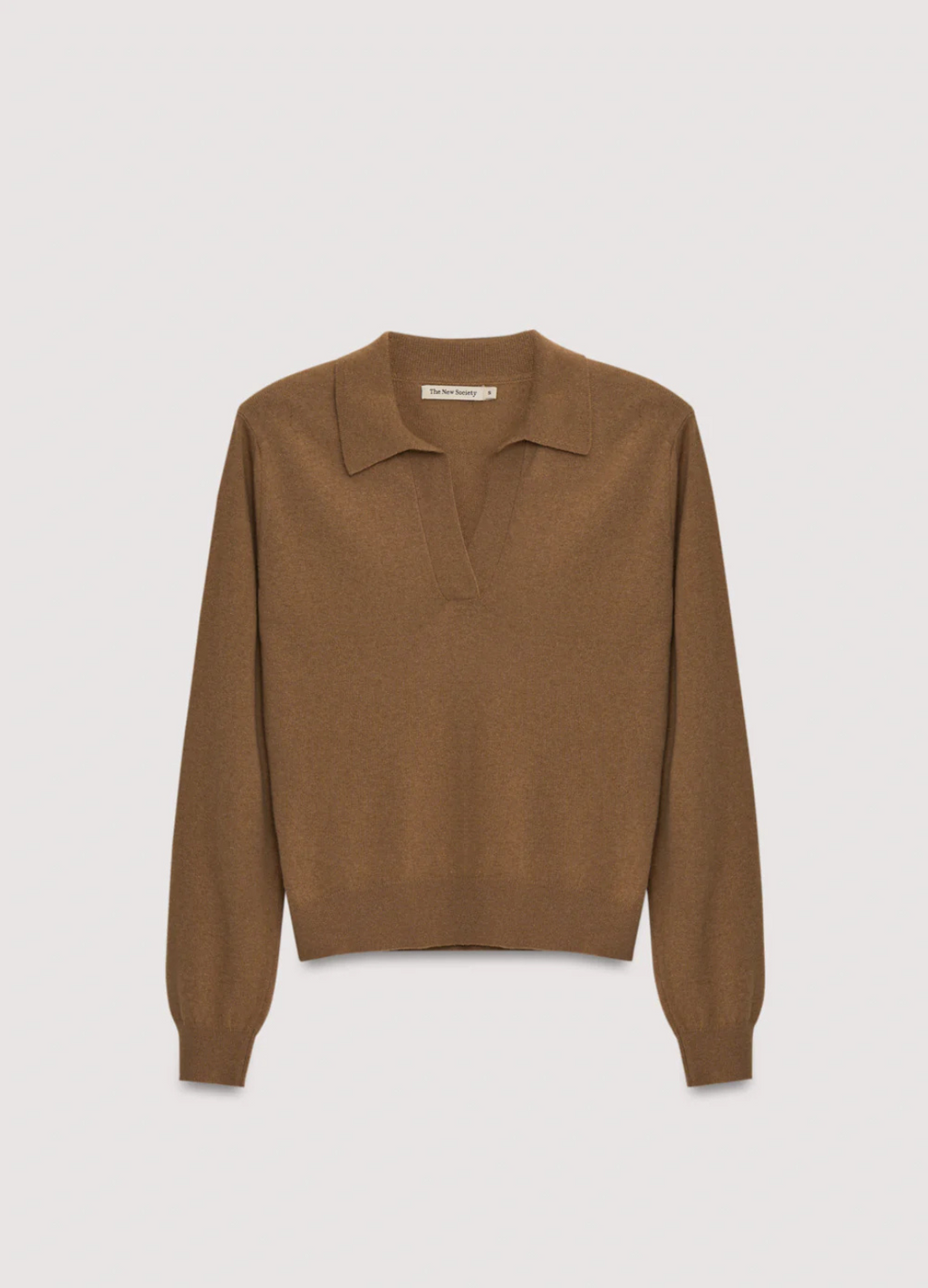 The New Society - Agatha Camel Touch Cashmere Polo