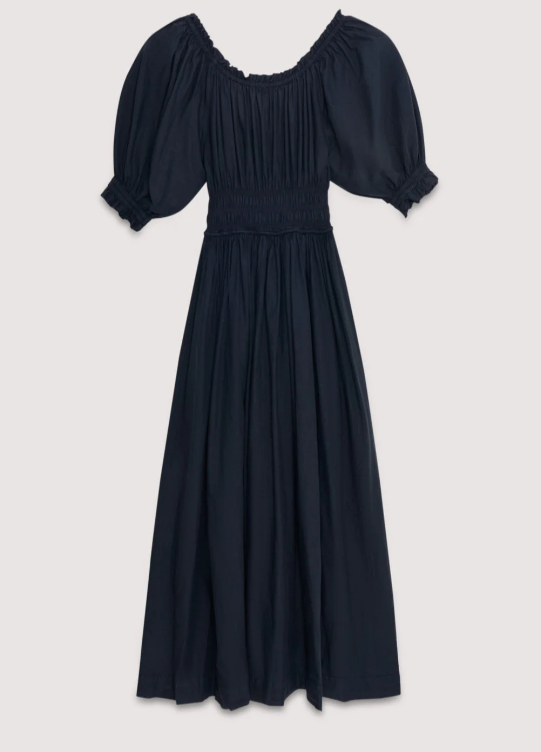 The New Society - Eleni Black Cotton Dress