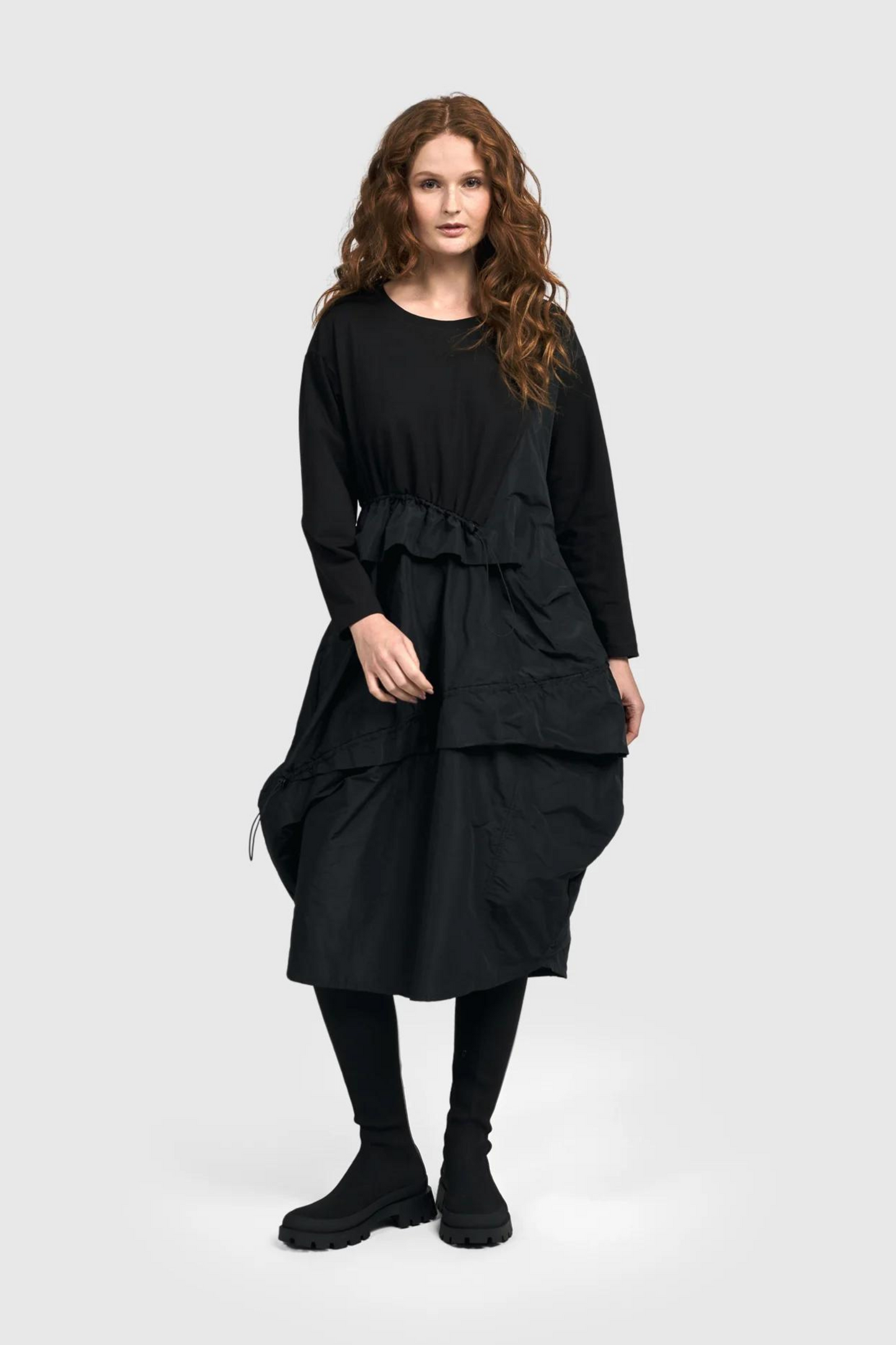 Urban Alpha Black Cargo Dress