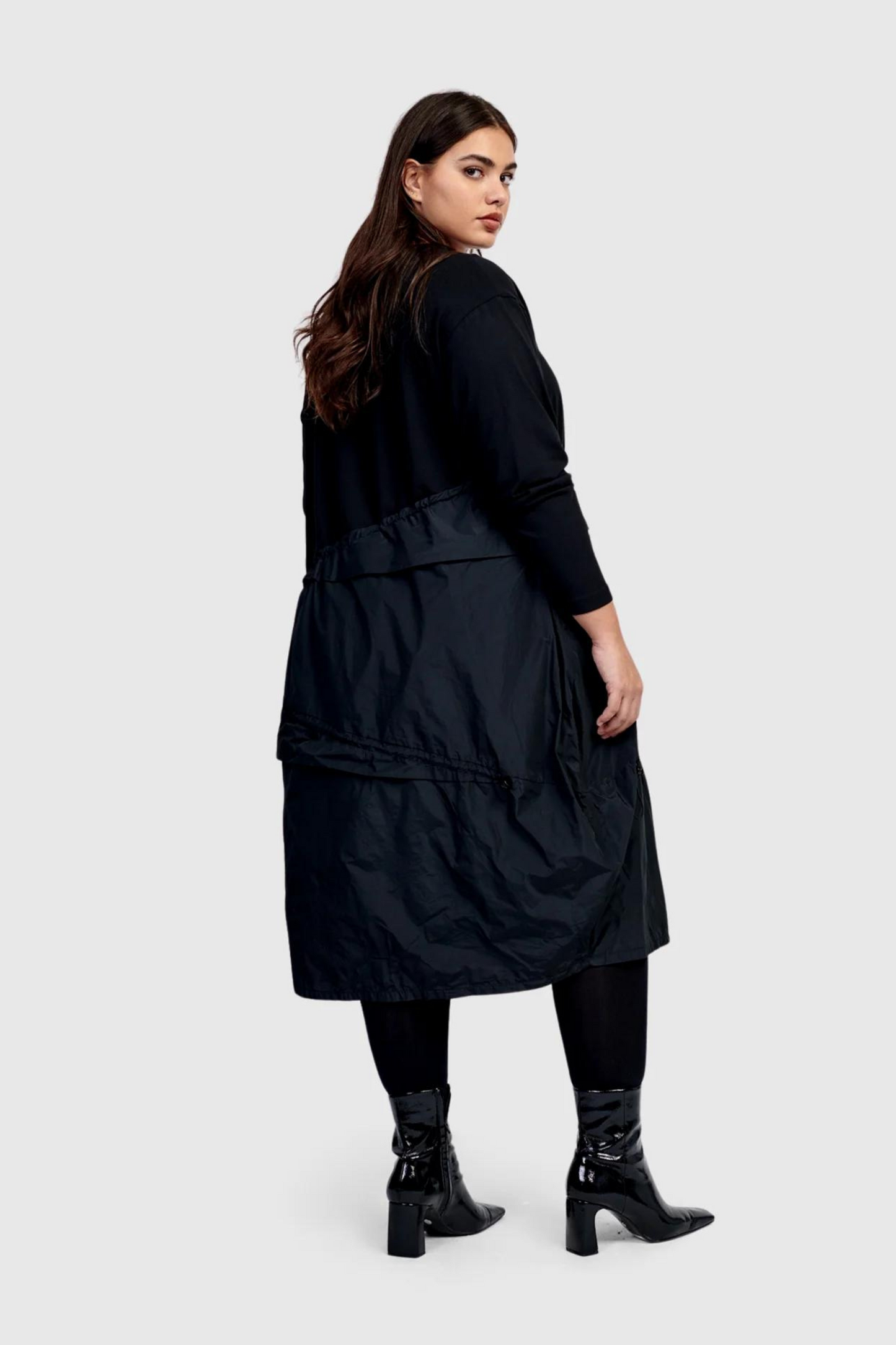 Urban Alpha Black Cargo Dress