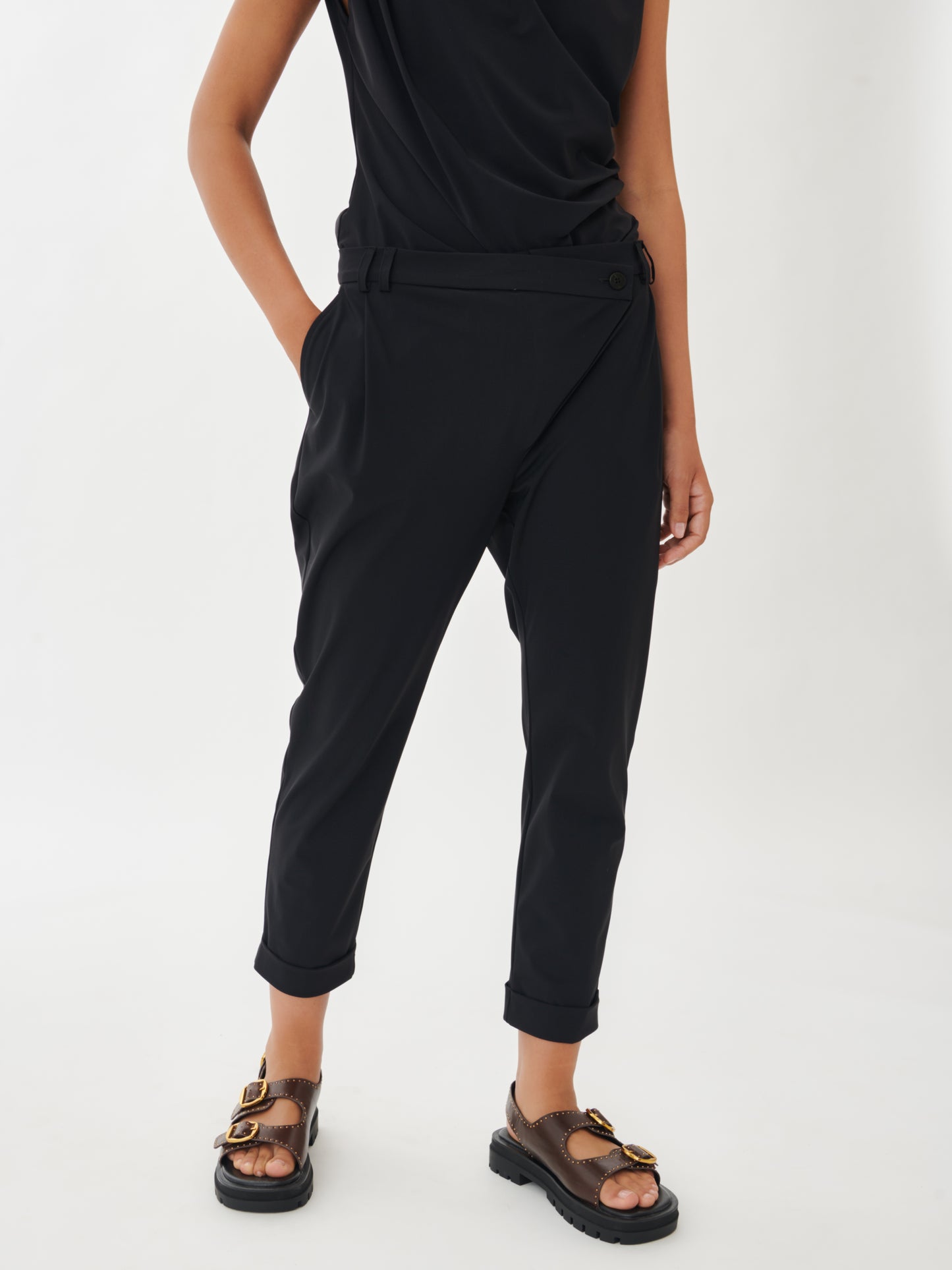 Valentine Pants Technical Jersey In Black