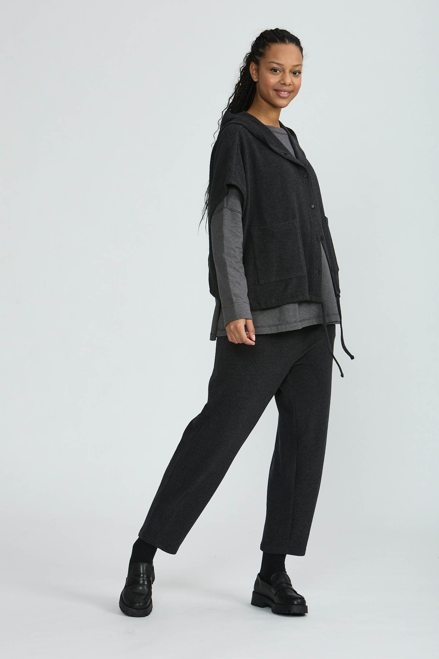 Vetono  - Grey Comfort Pant