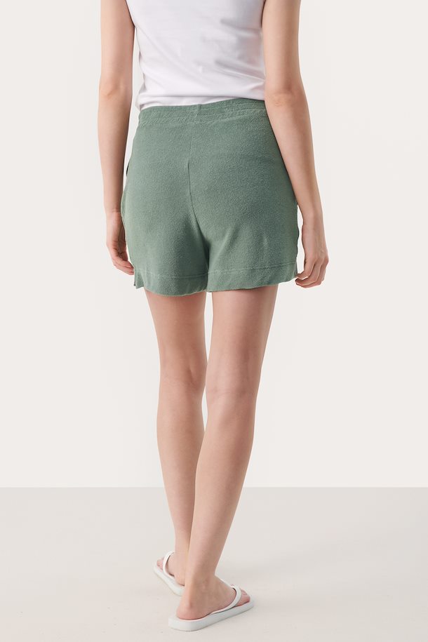 Gustava Terry Shorts In Green