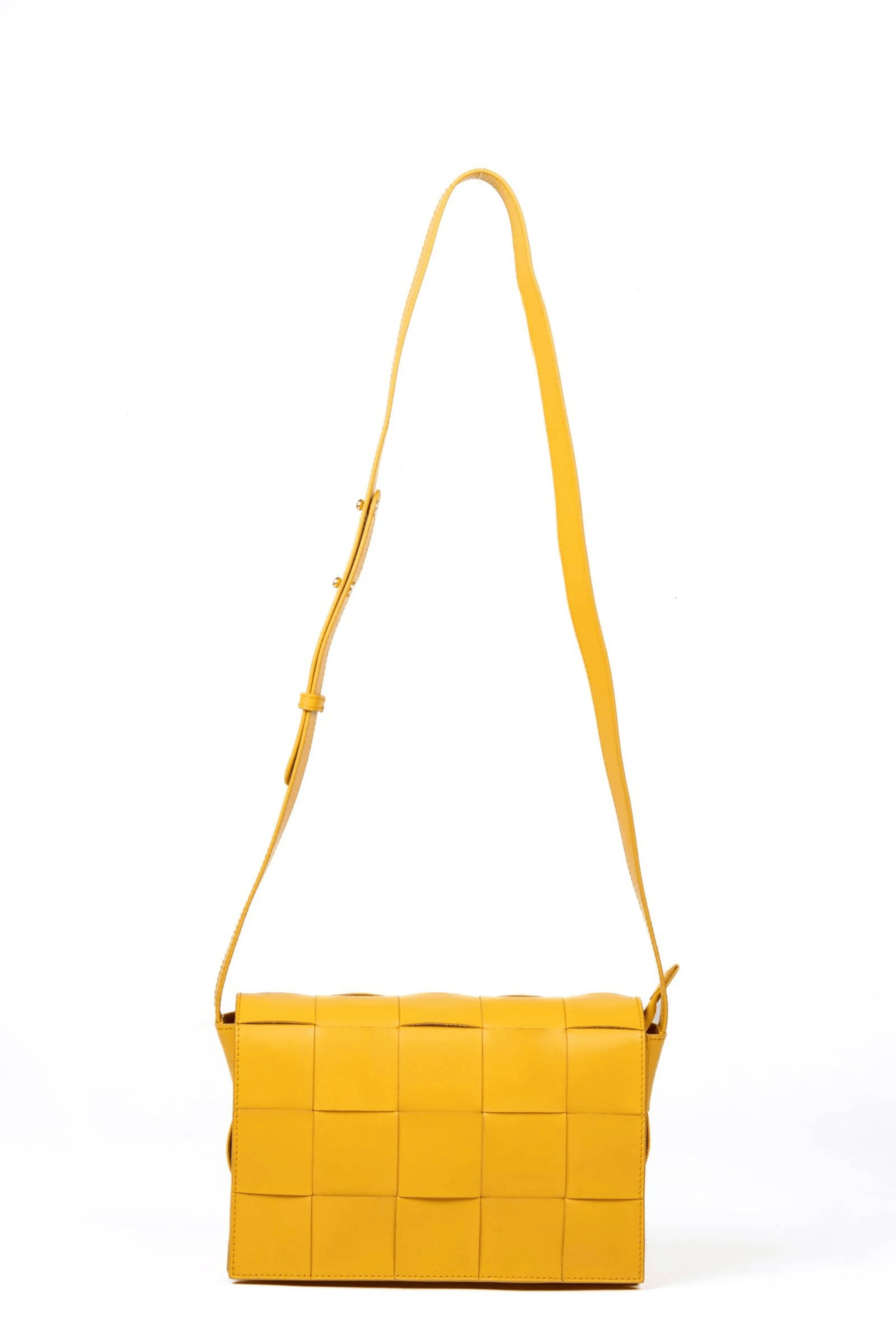 Aleo - Matchbox Cross Body in Pineapple - Diamonds & Pearls