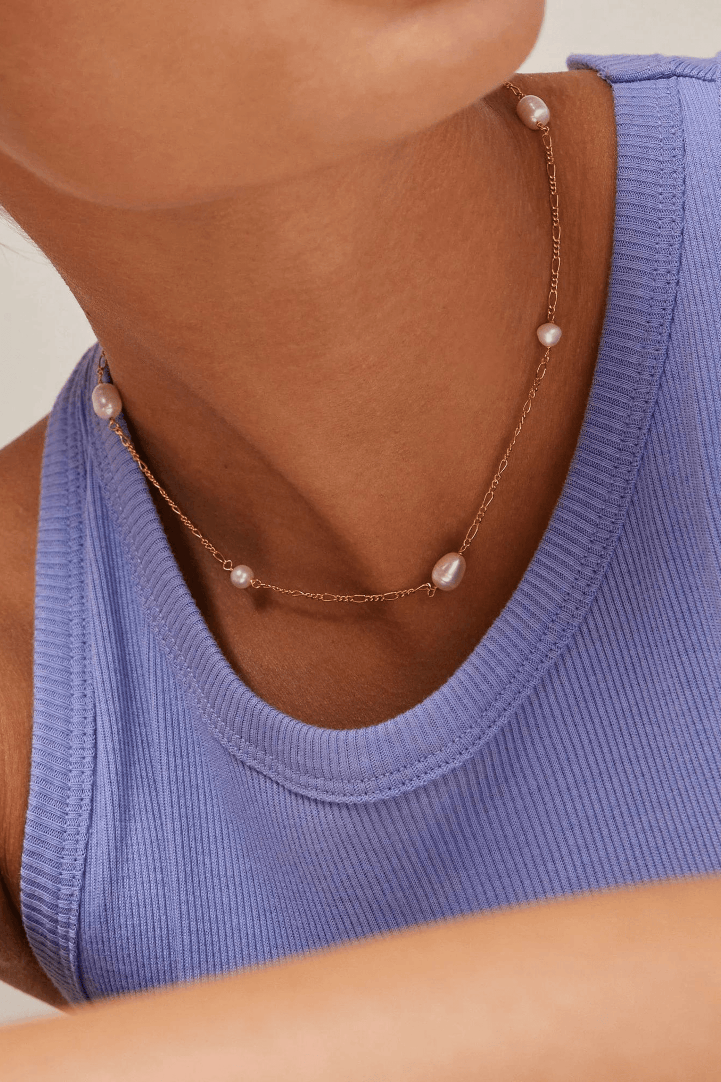 Brielle Necklace - Diamonds & Pearls