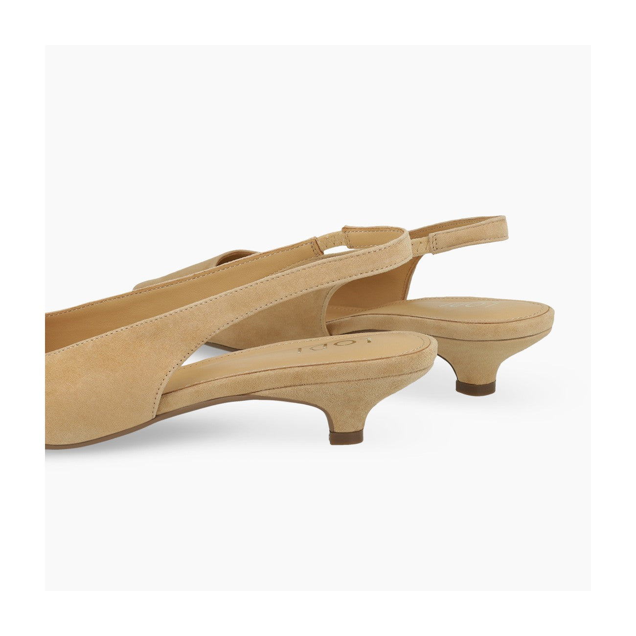 Lodi - Camel Slingback Pump Heel