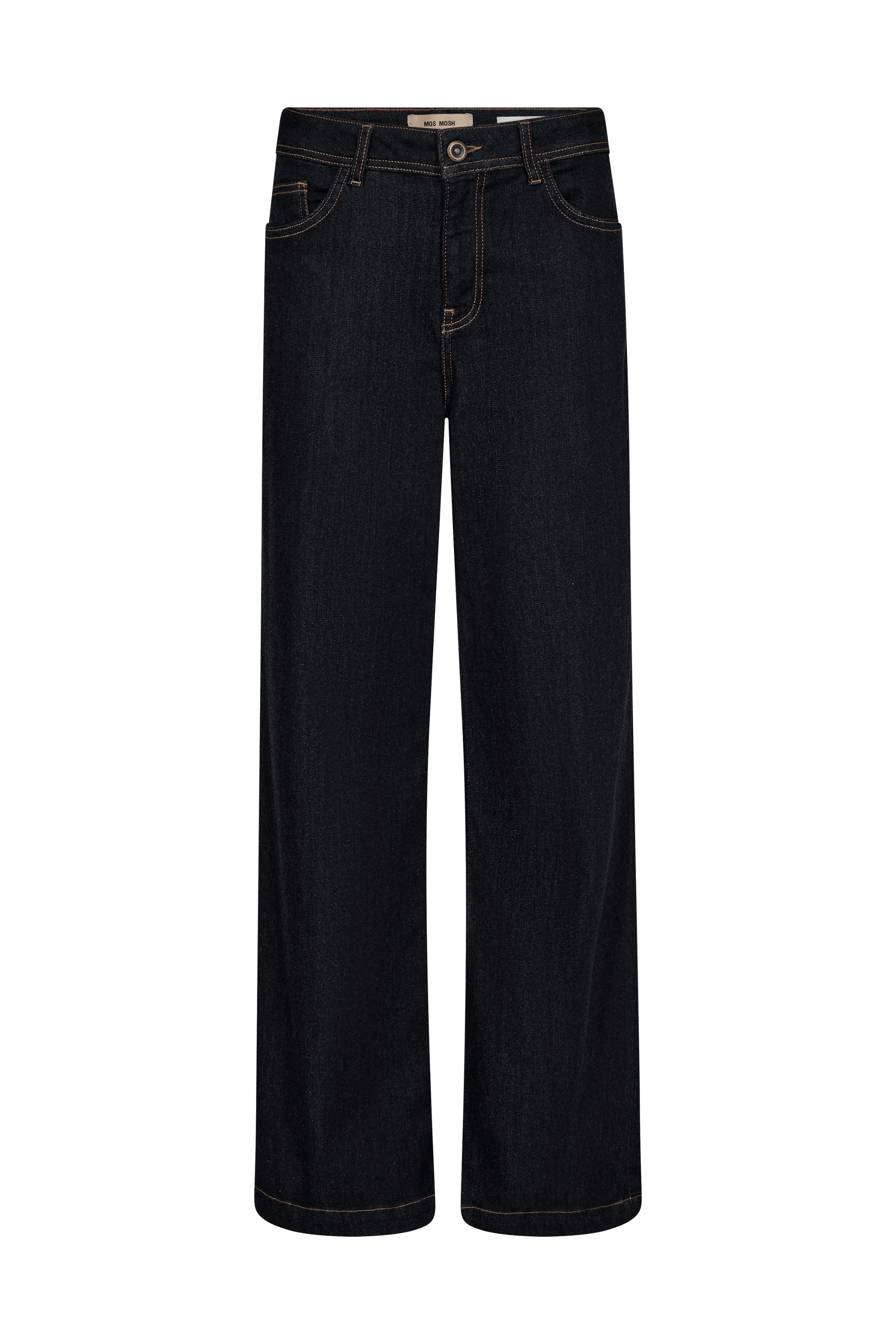 Dara Deluxe Jeans in Black Dark Denim - Diamonds & Pearls