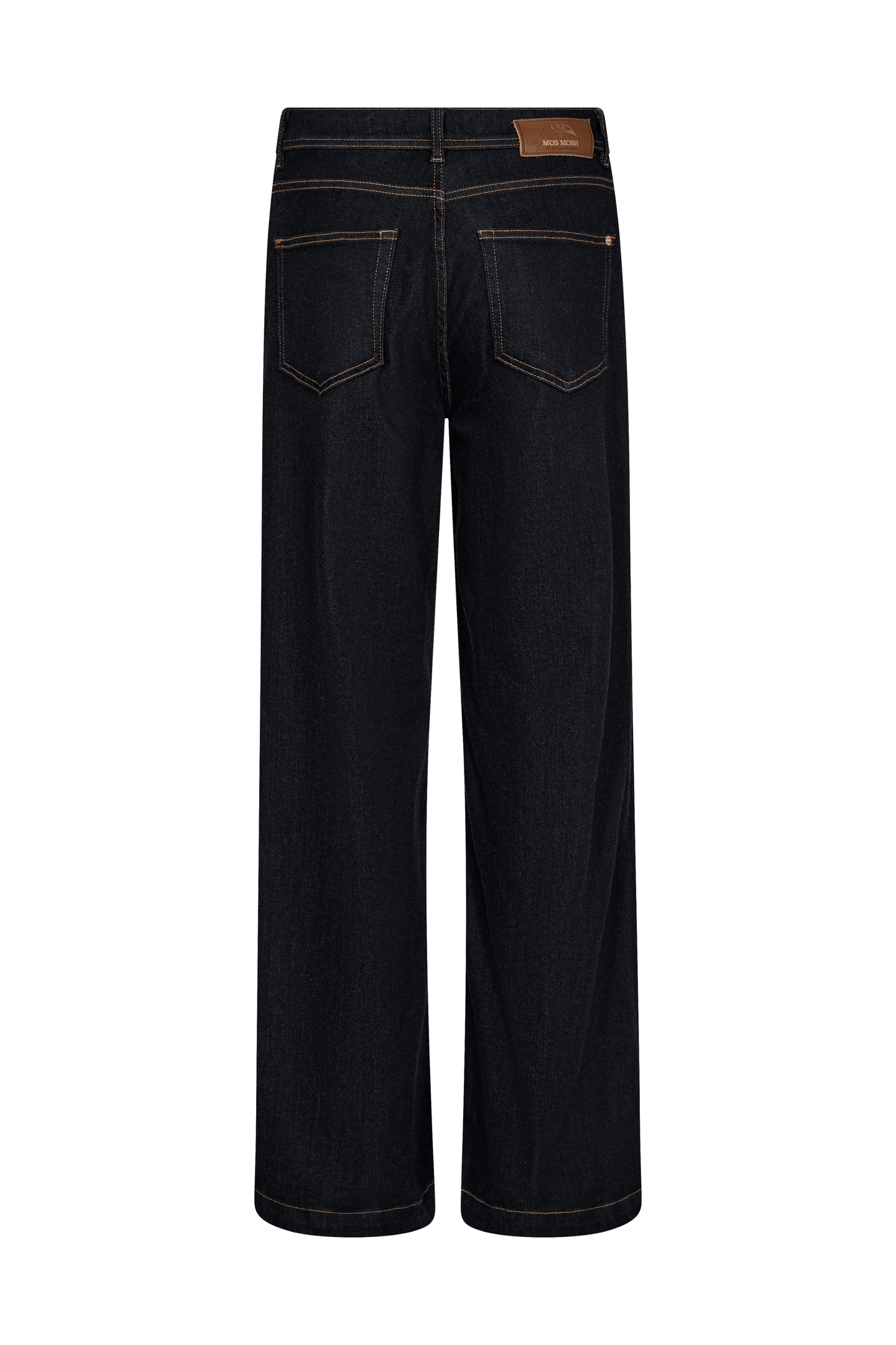 Dara Deluxe Jeans in Black Dark Denim - Diamonds & Pearls