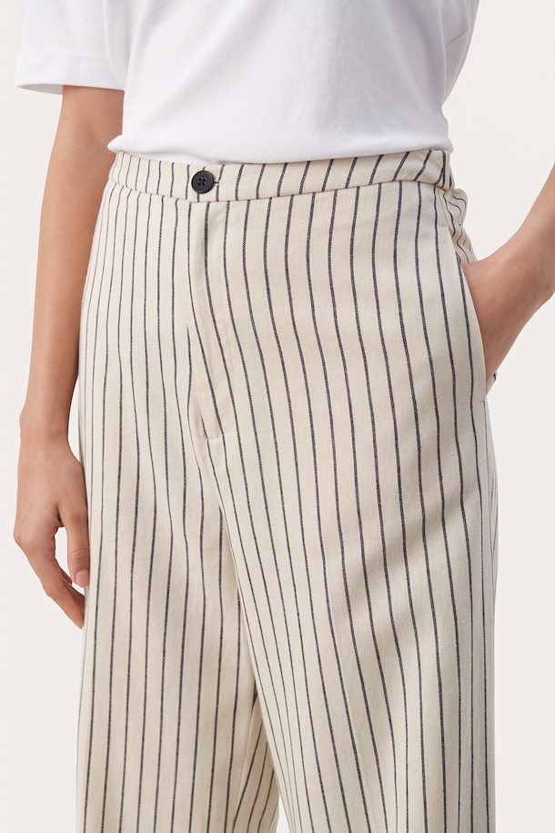 Part Two - Linen Striped Eleana Pants