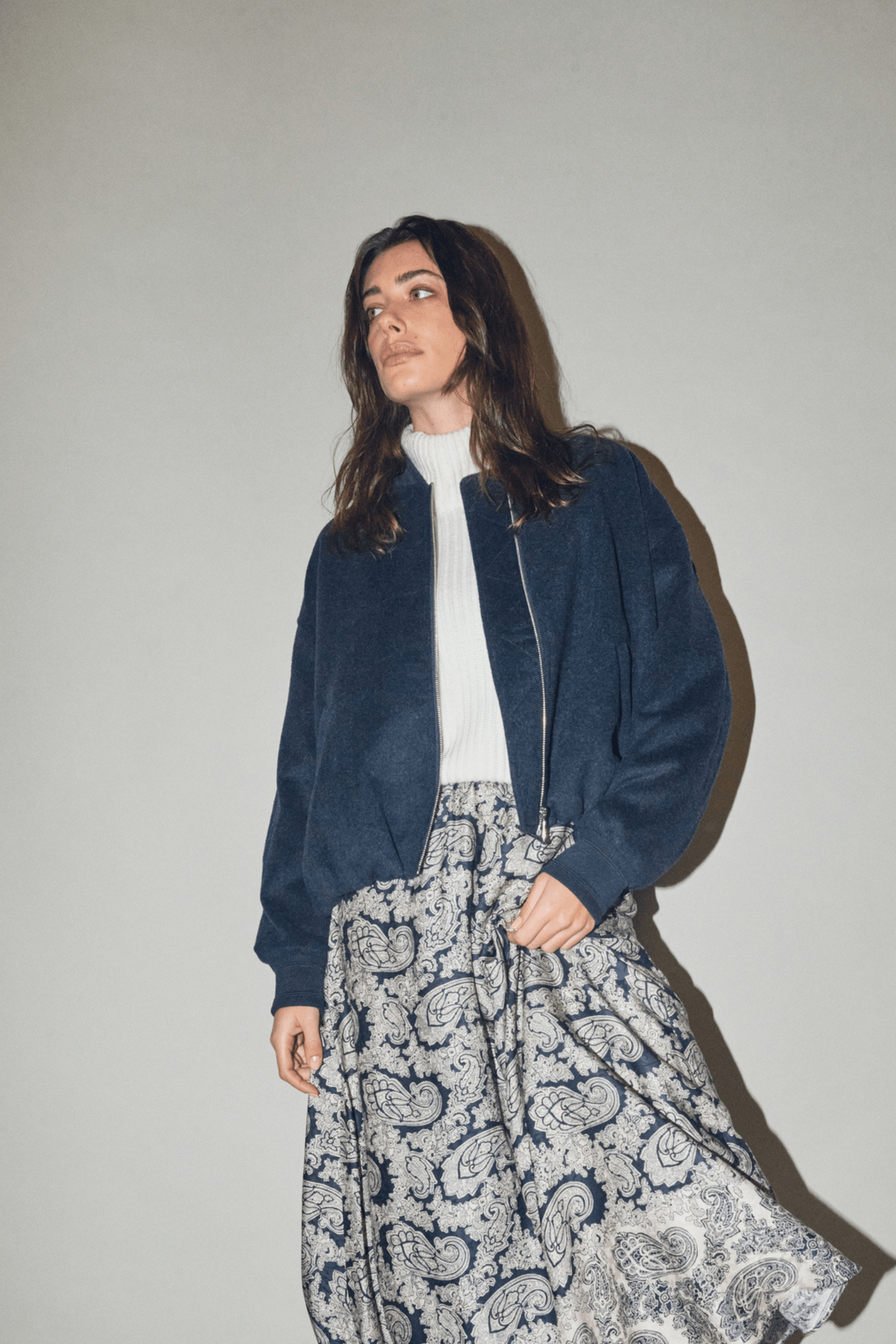 Dumont Wool Jacket - Diamonds & Pearls
