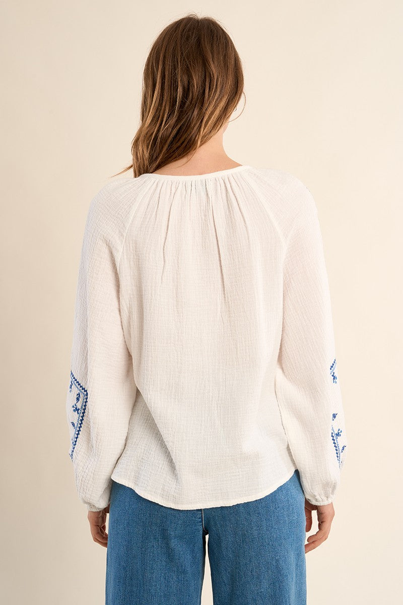 Molly Bracken - Embroidered Blouse