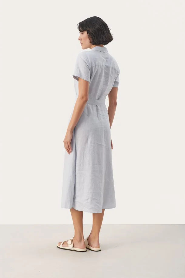 Part Two - Gray Dawn Linen Eflin Dress