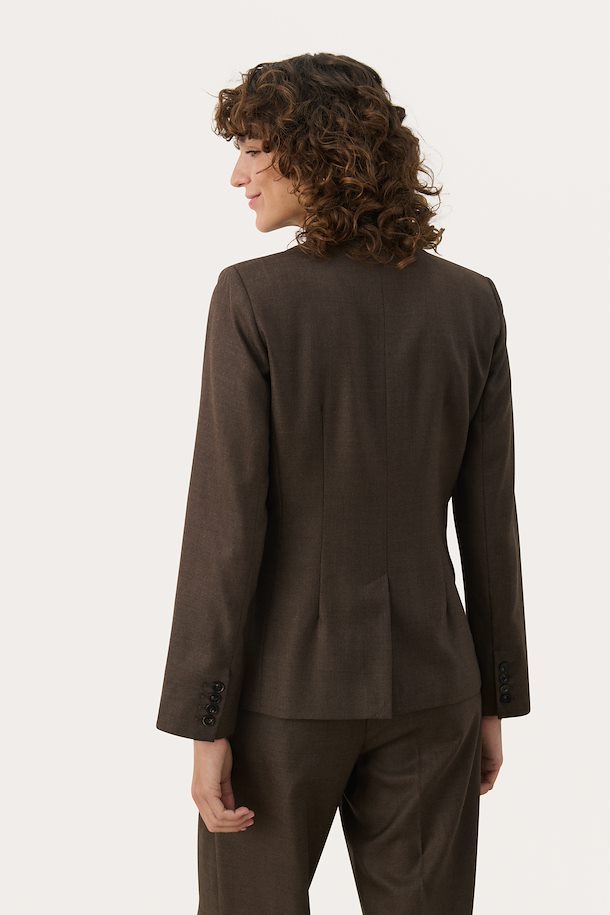 Part Two - Layna Wool Blazer in Hot Fudge