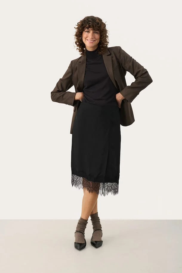 Part Two - Layna Wool Blazer in Hot Fudge