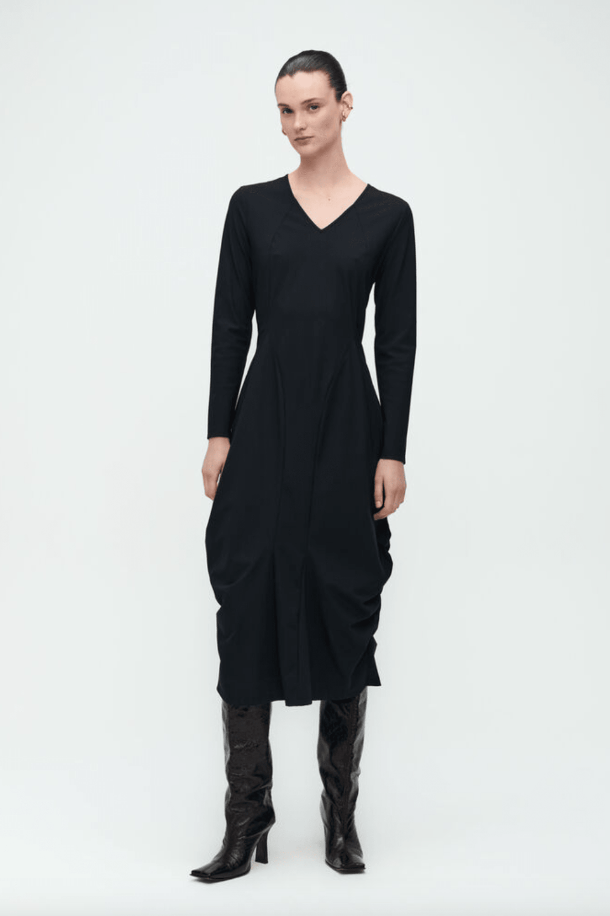 Jane Lushka - Ria Dress Technical Jersey - Diamonds & Pearls