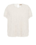 Mos Mosh - Brim O-SS Faux Fur Tee