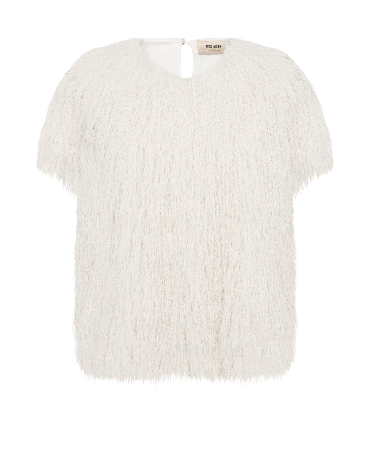 Mos Mosh - Brim O-SS Faux Fur Tee