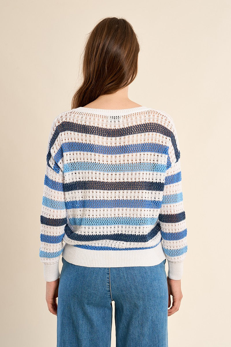 Molly Bracken - Blue Stripe Knit