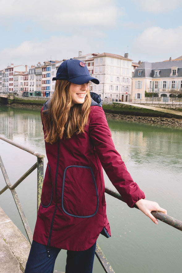 Hongo - Burgundy Contrast Parka
