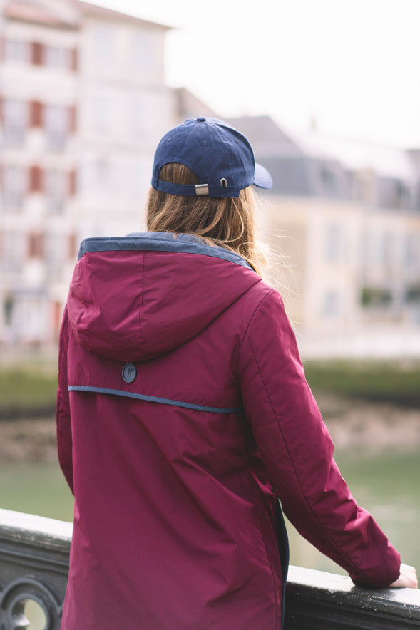Hongo - Burgundy Contrast Parka