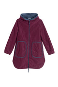 Hongo - Burgundy Contrast Parka
