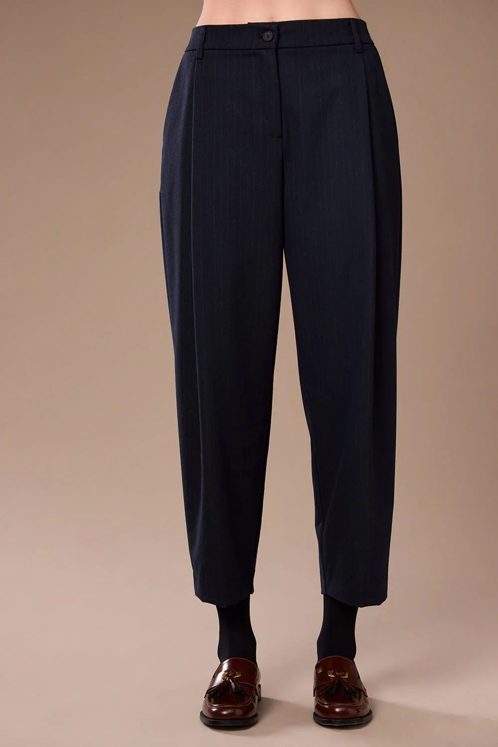 Peruzzi - Shadow Stripe Barrell Trouser