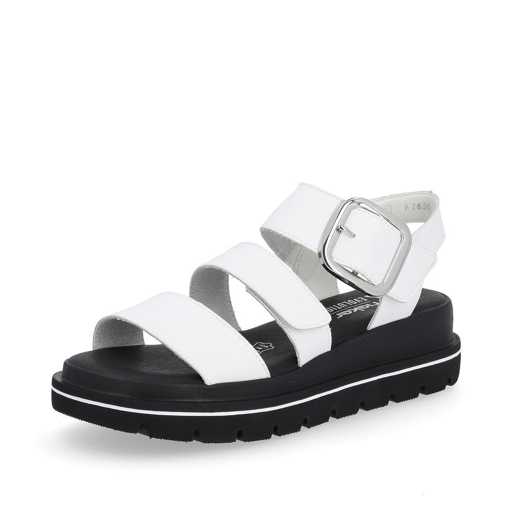 W1650-80 - White Strap Sandal