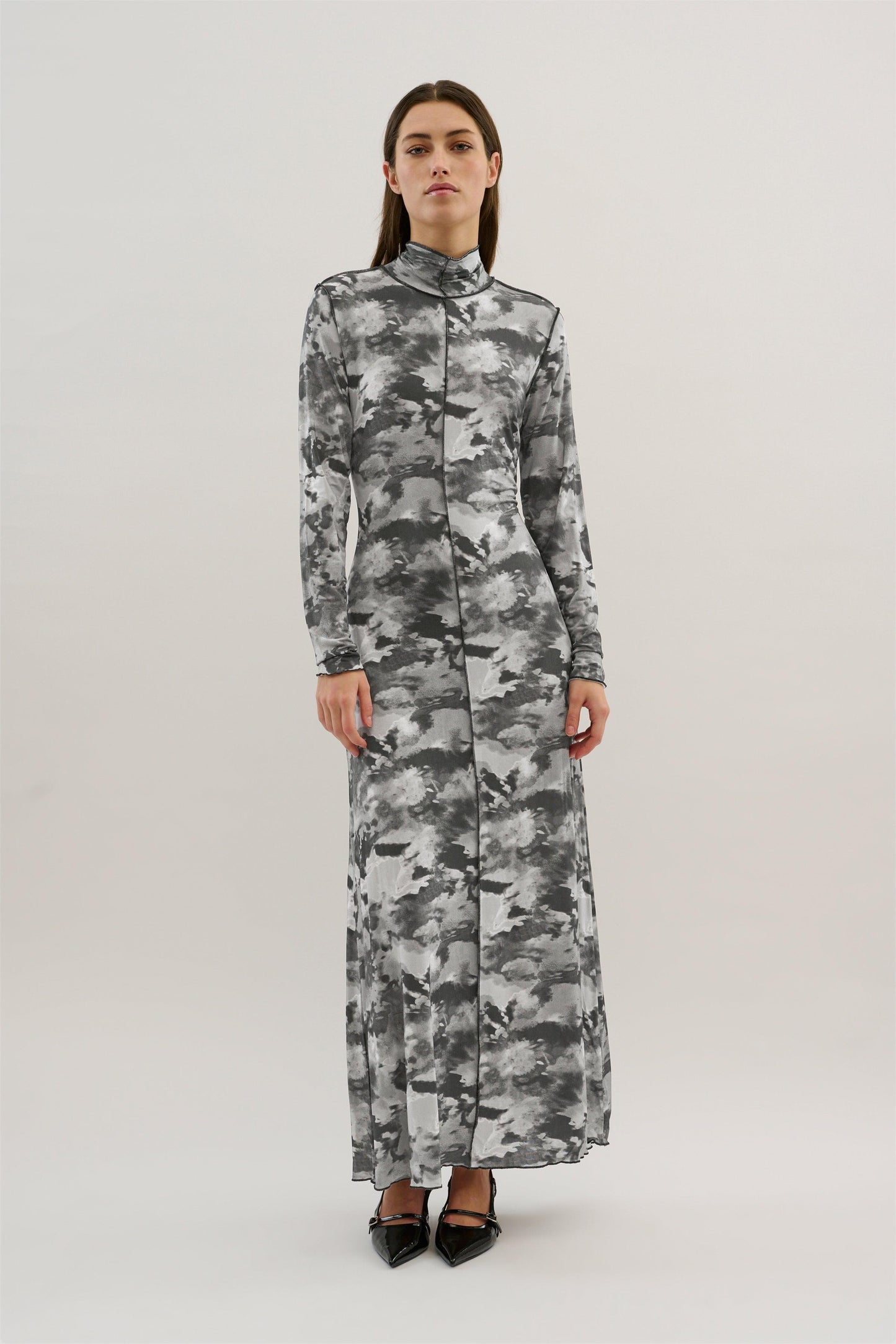 Rosalina Grey Camo Dress - Diamonds & Pearls