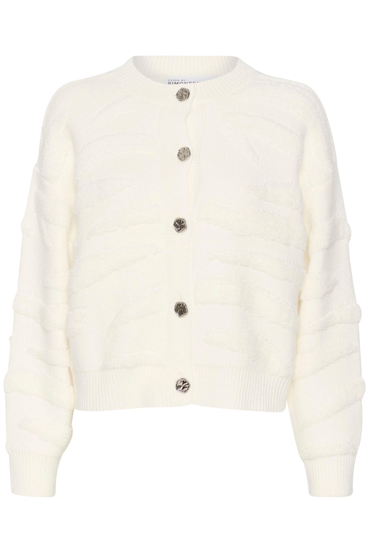 Rosanne Cream Knitted Cardigan - Diamonds & Pearls