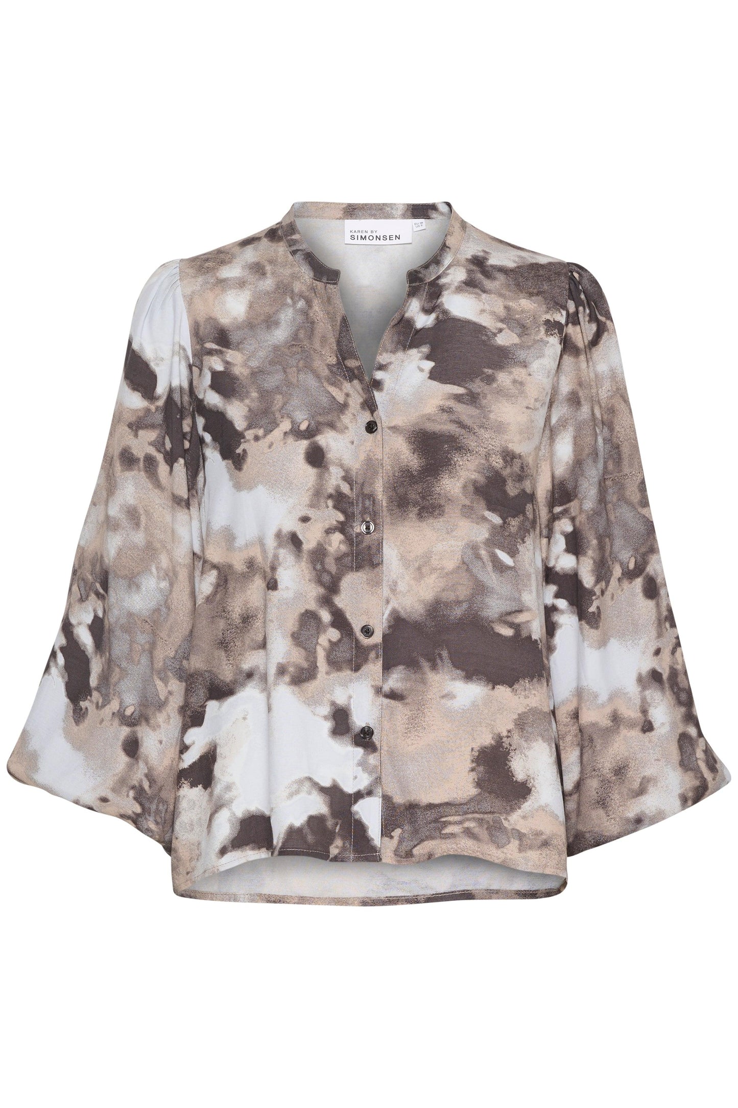 Rosemarie Blouse in Camo Print - Diamonds & Pearls