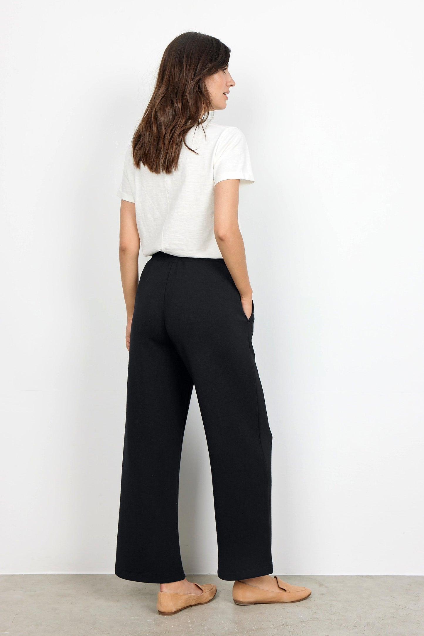 Soya Concept - Black Banu Pants - Diamonds & Pearls