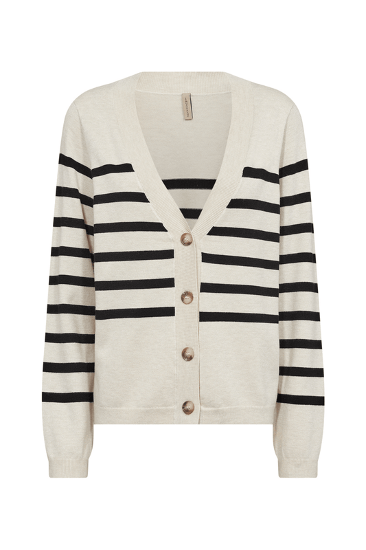 Soya Concept - Dollie Stripe Cardigan - Diamonds & Pearls