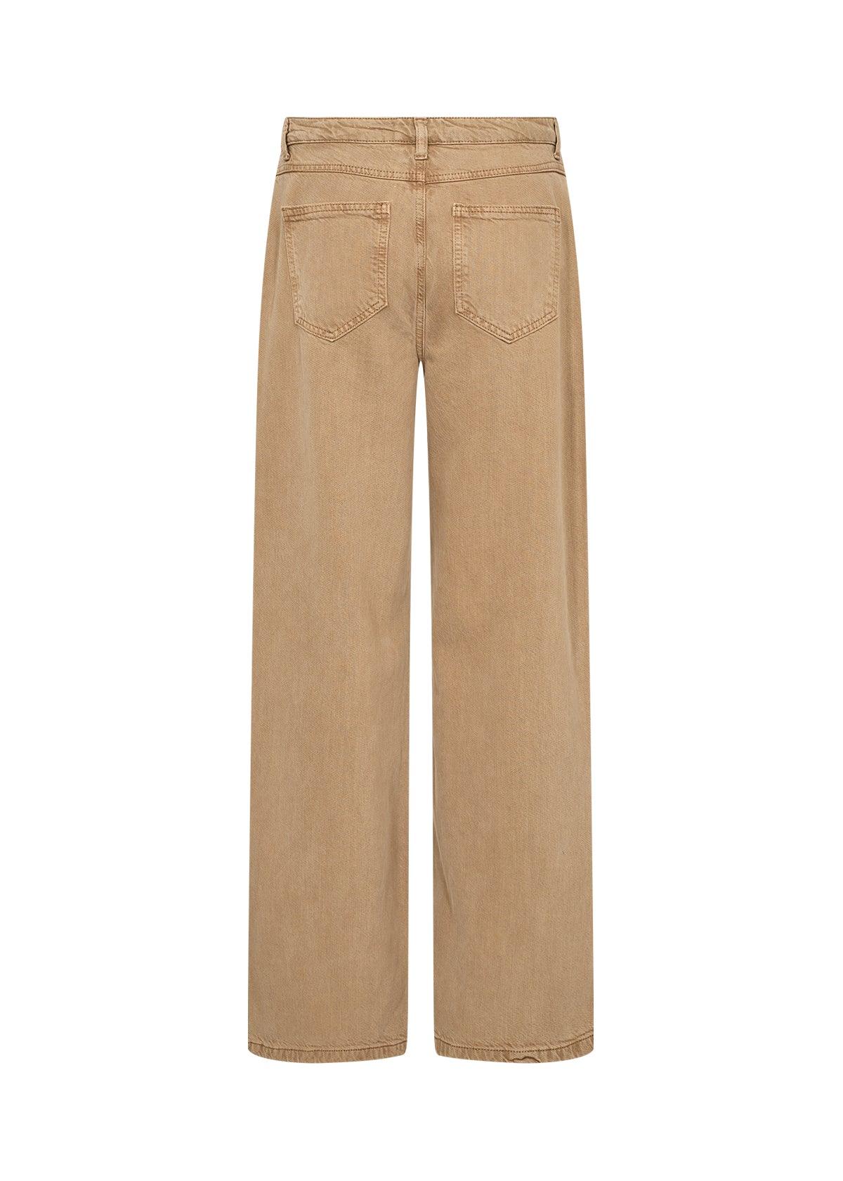 Soya Concept - Ivona Desert Brown Wide Jeans - Diamonds & Pearls