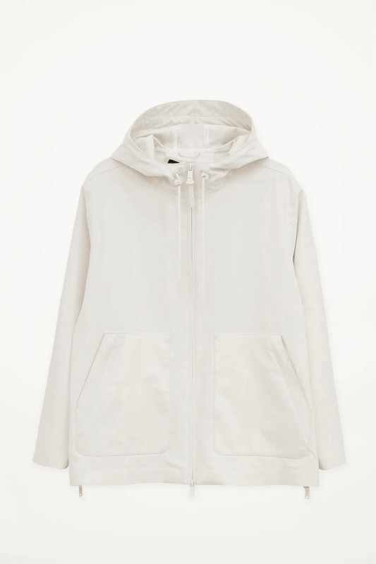 Tanta Rain Coat - Aiguat in Off White - Diamonds & Pearls