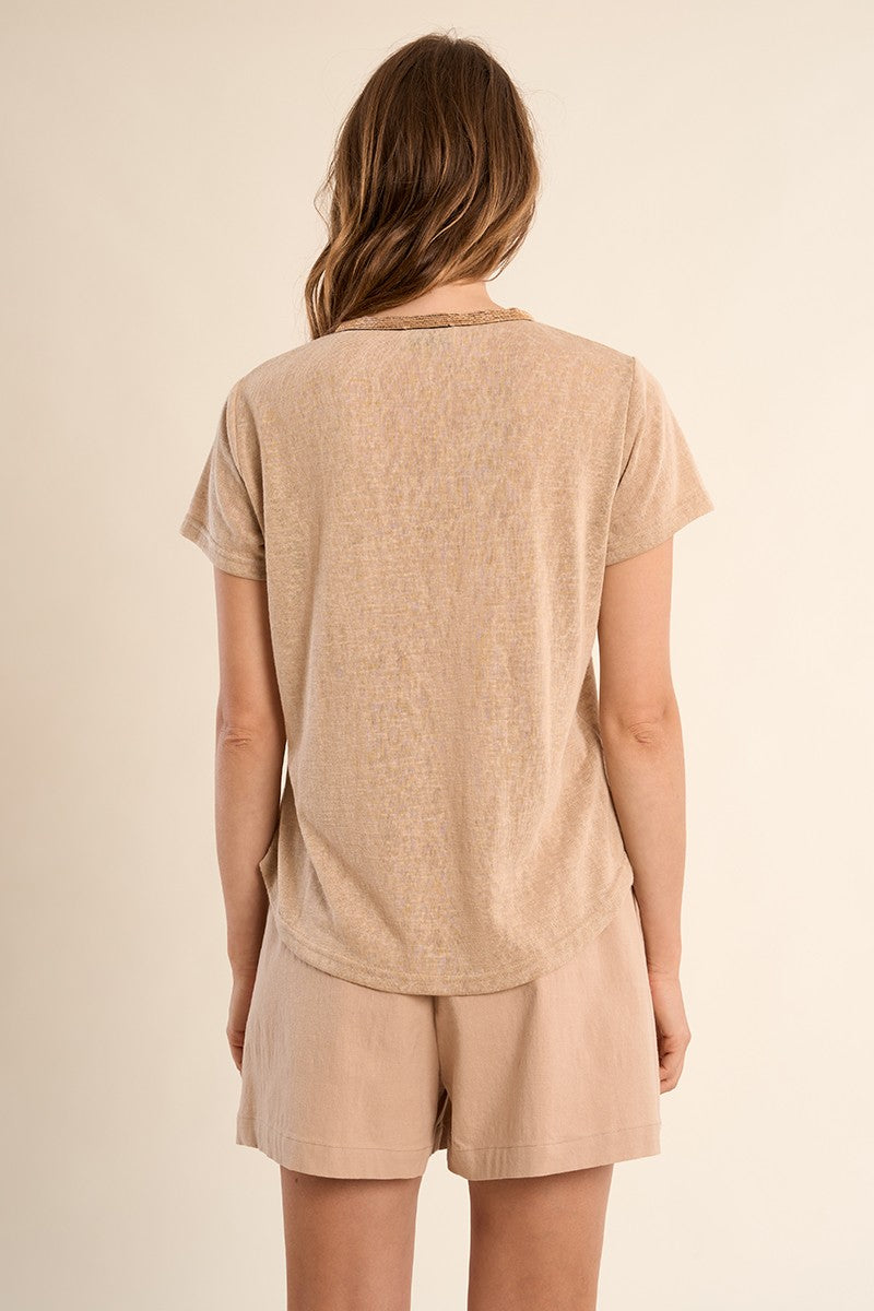Molly Bracken - Gold Trim T-Shirt