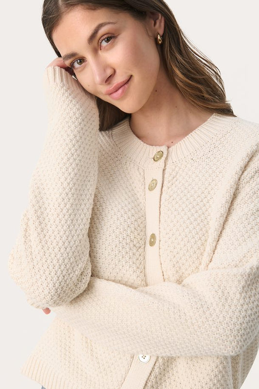 Part two - Leonida Wool Cream Cardigan