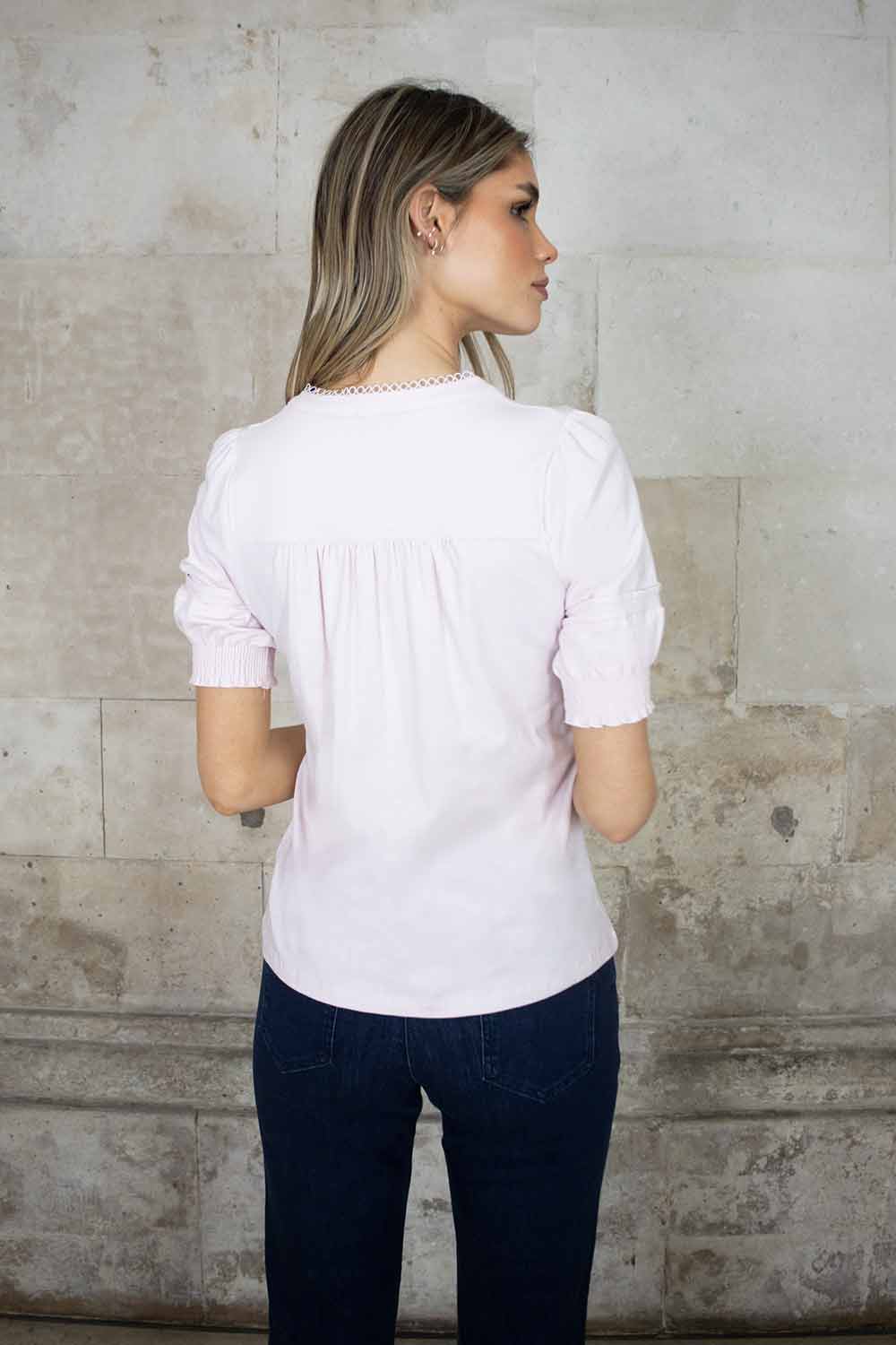 Willow Cotton Puff Top