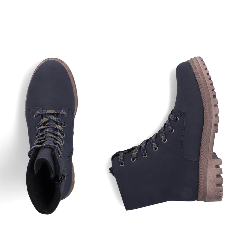 Rieker - Navy Combat Boots
