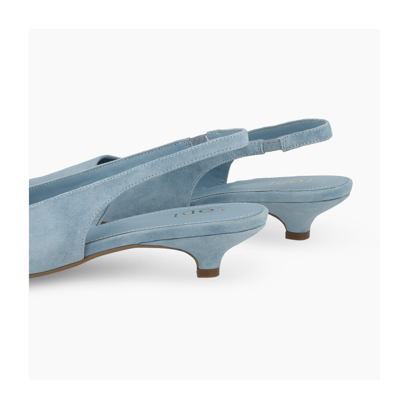 Lodi - Blue Slingback Pump Heel