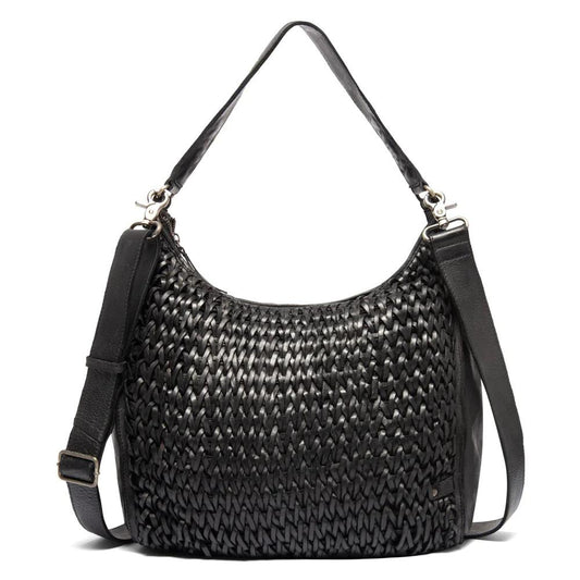 Modern Weave Shoulder Bag - Diamonds & Pearls